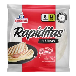Bimbo Tortillas de Harina de Trigo Rapiditas Tamaño M