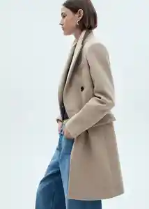 Abrigo Dali Piedra Talla 28 Mujer Mango