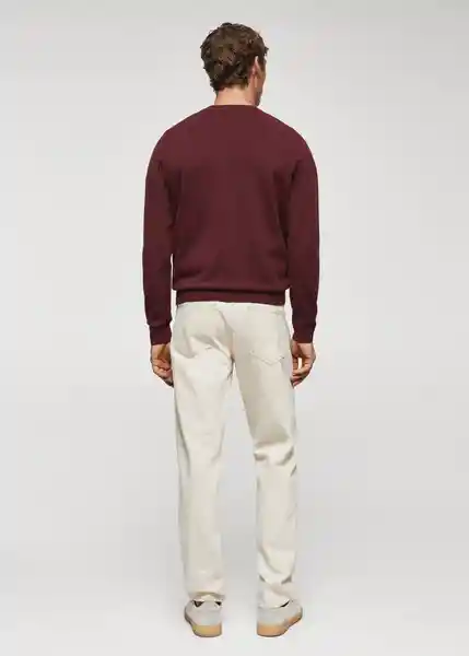 Jersey Ten Burdeos Talla XXL Hombre Mango