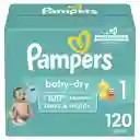 Pañales Pampers Baby Dry 1 120 Unidades