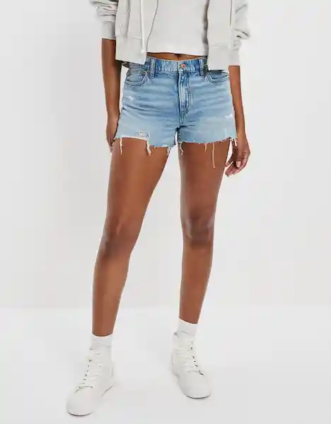 Short Mujer Azul Talla 12 400381180634 American Eagle