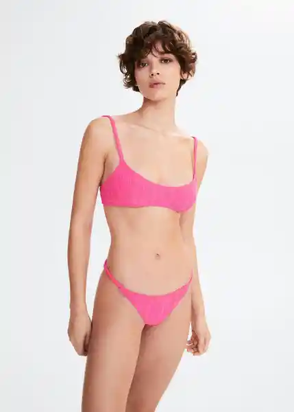 Top Bikini Corina Fucsia Talla M Mujer Mango