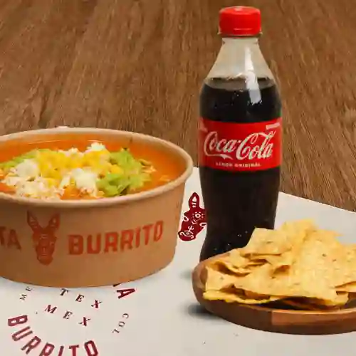 Combo Sopa Mexicana Vegetariana