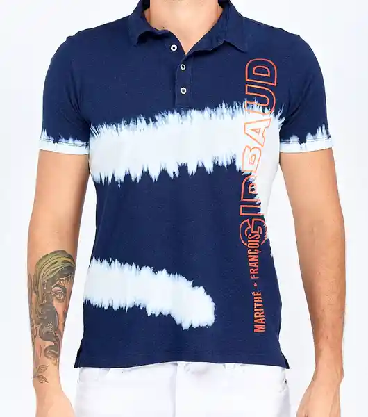 Girbaud Camiseta Polo Azul Talla L 113043