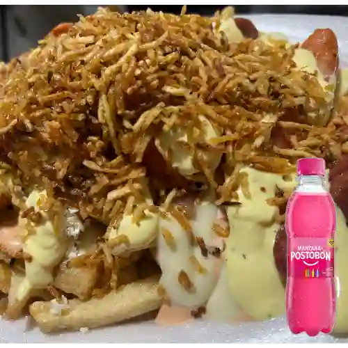 Combo Papas Costeñas + Postobón Manzana 250 ml
