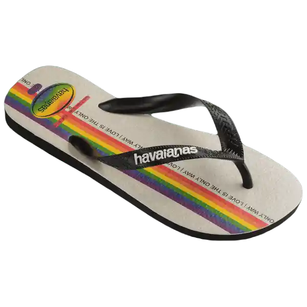 Sandalias Top Pride Negro/Negro Talla 40 4146673 Havaianas