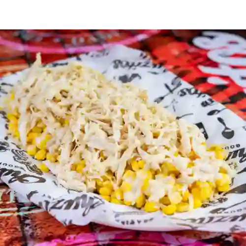 Mazorca con Pollo Desmenuzado