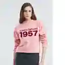 Buzo Sweater Halter Neck Mujer Rosa Oscuro Talla L Chevignon