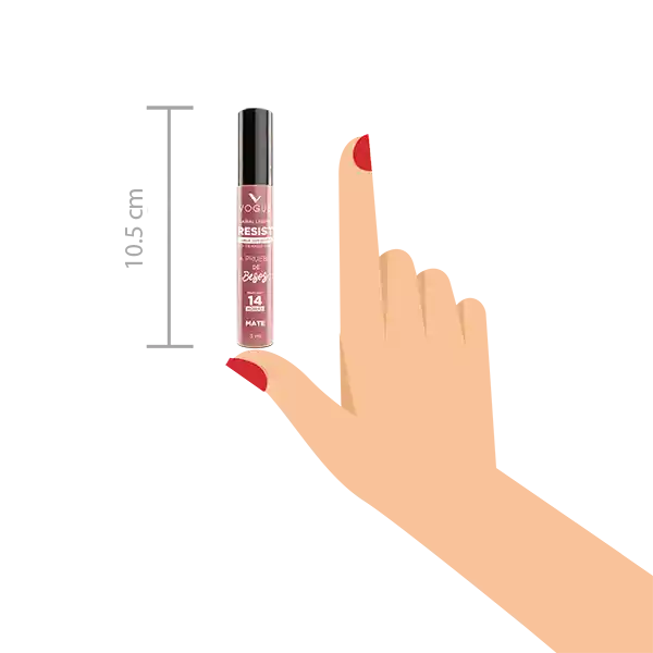 Labial Líquido Resist Natural Vogue 3 mL