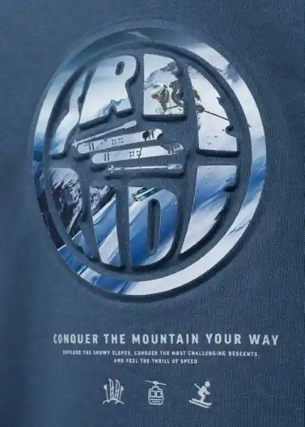 Camiseta Freeride Azul Talla 10 Niños Mango