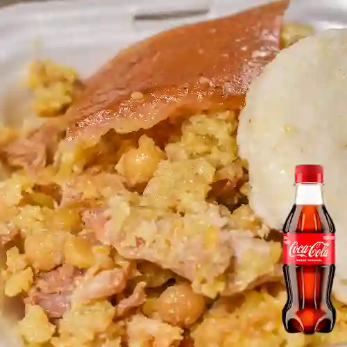 Combo Lechona Porción + Coca Cola Original 250ML