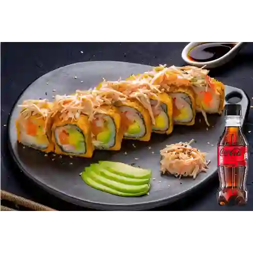 Combo Sushi Tiger Maki + Coca Cola Sin Azúcar 250ML