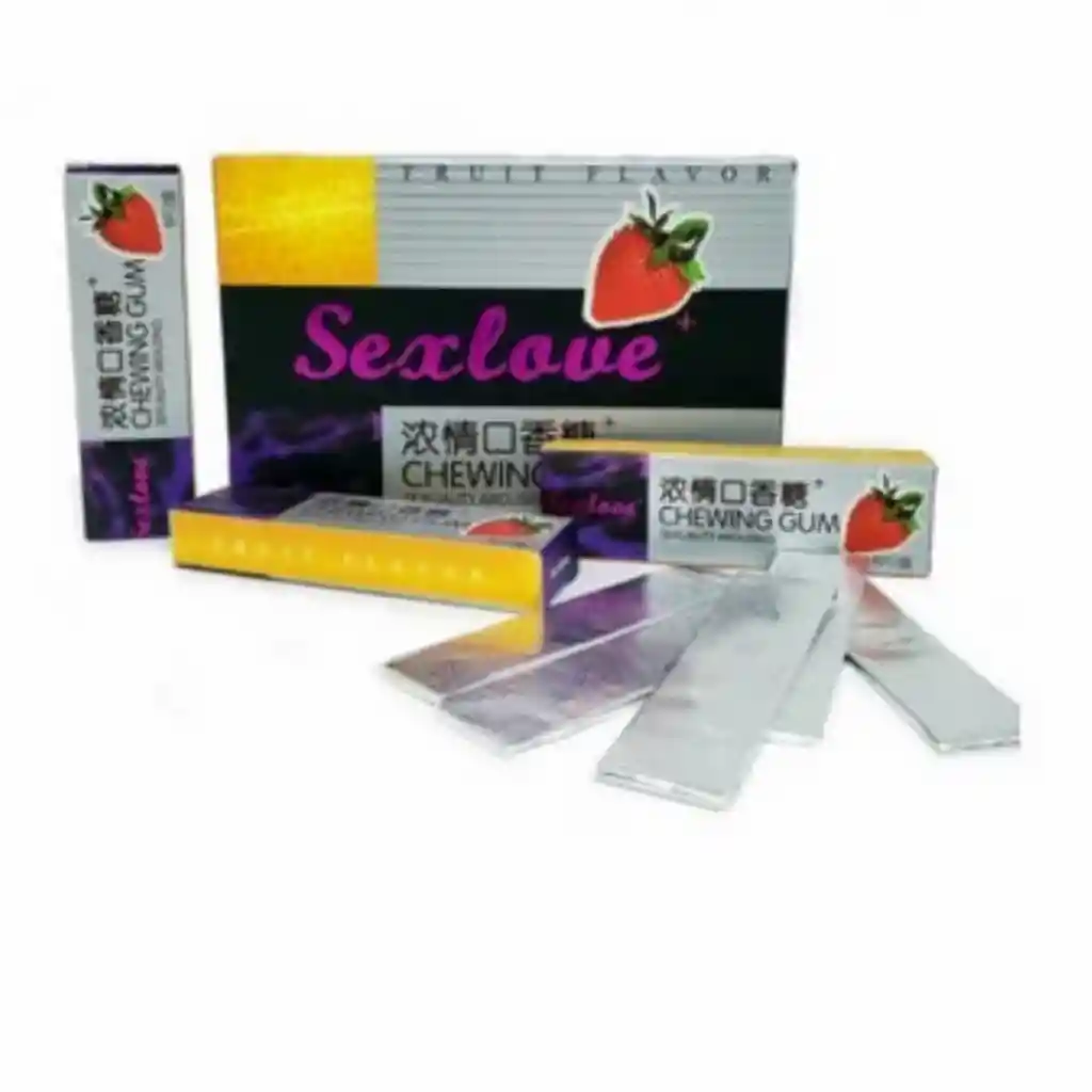 SEXLOVE Chicles Potenciadores Femeninos