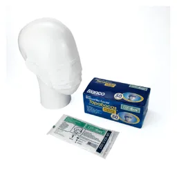Tapabocas Blanco Con Elastico X1ud