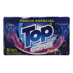 Top Combi Detergente para Ropa Aroma Floral en Barra