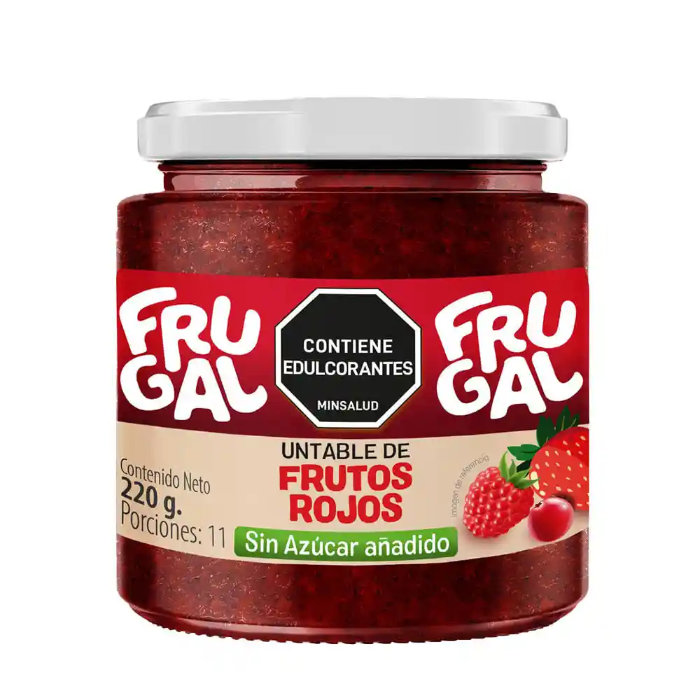 Mermel Frugal Frut Rojo Frasc