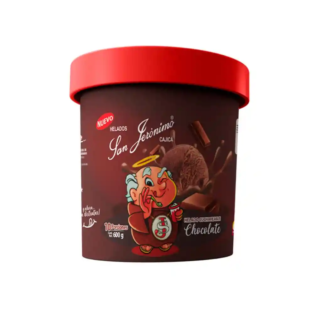 San Jerónimo Helado Cremoso Sabor a Chocolate