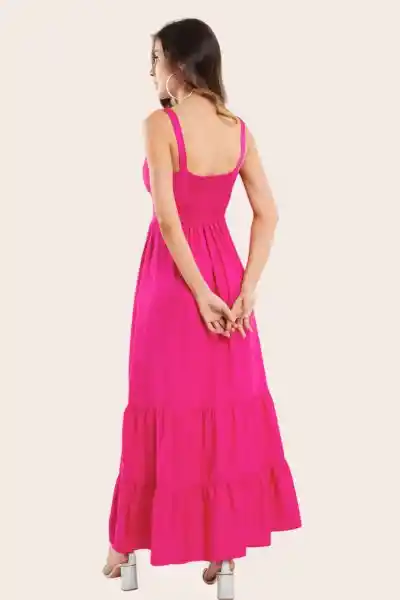 Vestido Manila Color Fucsia Talla M Ragged