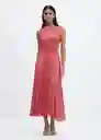 Vestido Caldera-A Coral Talla L Mujer Mango