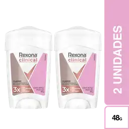 2 x Desodorante Rexona Clinical Mujer 48 g