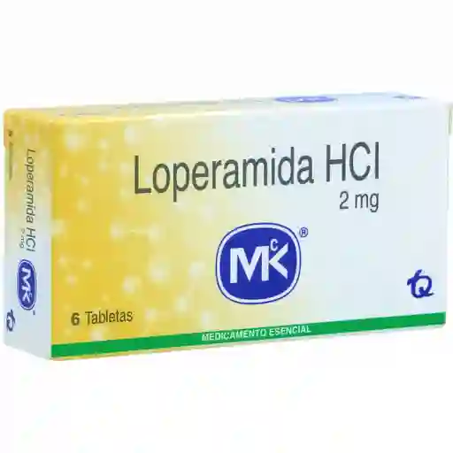 Loperamida 2Mg Caja X 6 Tablatas