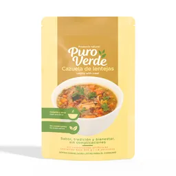 Puro Verde Sopa Cazuela De Lentejas