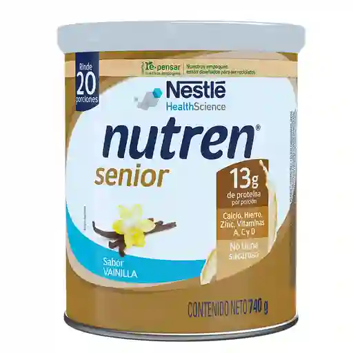 Complemento nutricional Nutren Senior Polvo Vainilla 740g