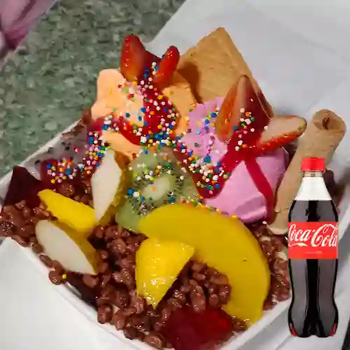 Combo Choco Ensalada + Coca-Cola Sabor Original 255 ml
