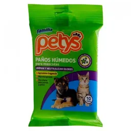 Petys Paños Húmedos para Mascotas Originales