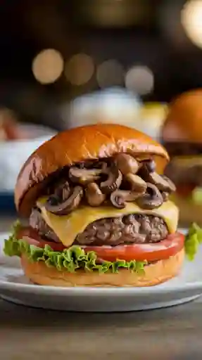 Hamburguesa Pollo Champi