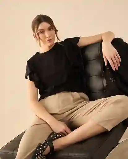 Camiseta Pozo Negro Ultraoscuro Talla S 402G011 Esprit