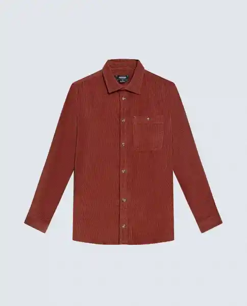 Camisa Hombre Café Talla M 819G505_CAF181140 Americanino