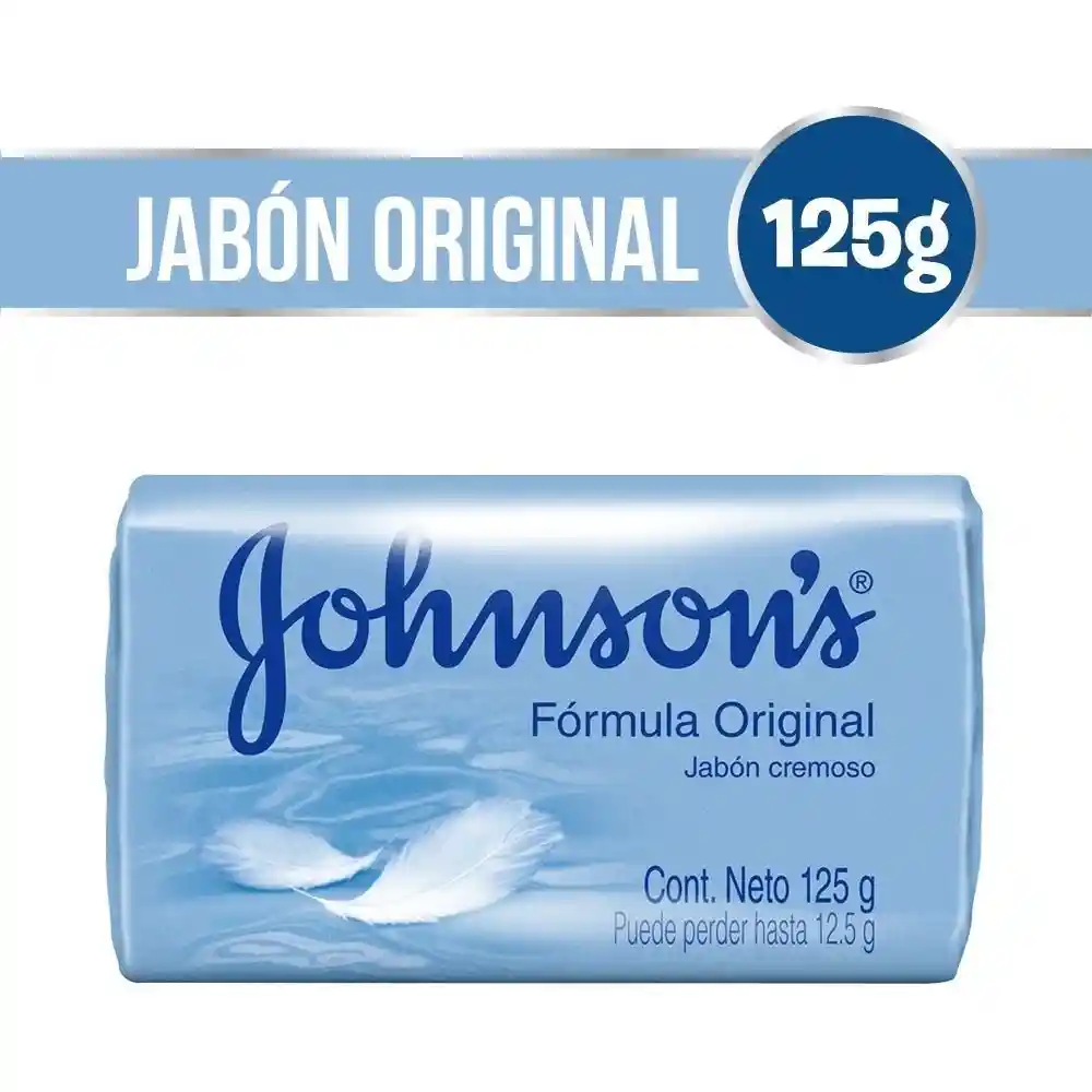 Johnsons Jabón de Tocador Cremoso Fórmula Original en Barra