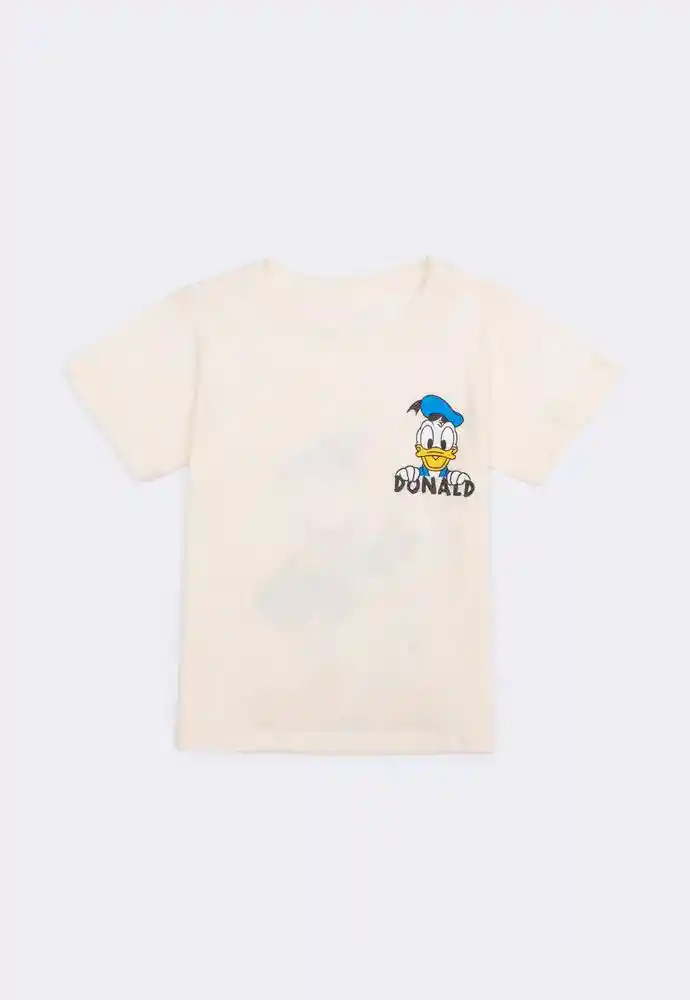 Camiseta Manga Corta 3t-ivory