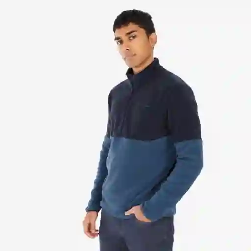 Quechua Saco Polar de Senderismo Hombre Azul Talla 2XL MH 500