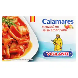 Vigilante Calamares en Salsa Americana