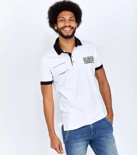 Girbaud Camiseta Polo Blanco Talla XL 111536