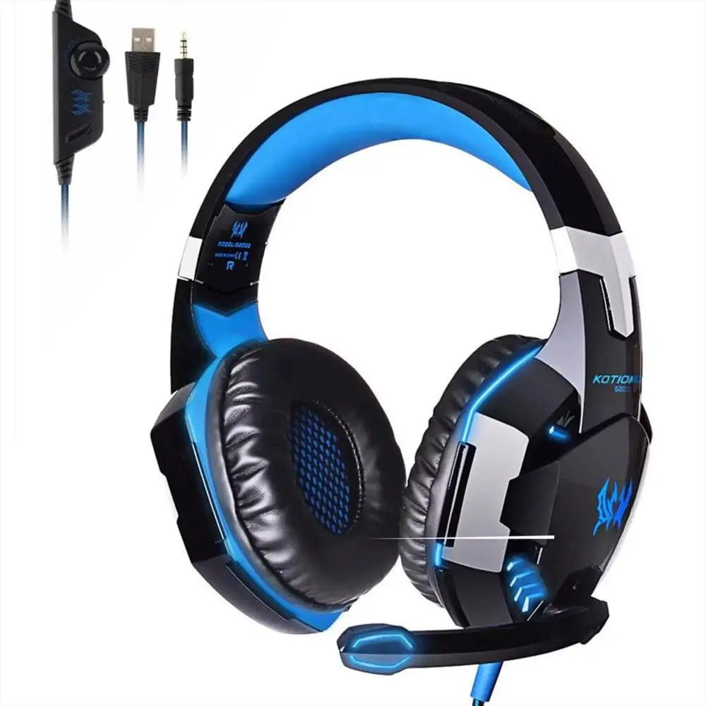 Kotion Each Audí­fonos Negro y azul G9000
