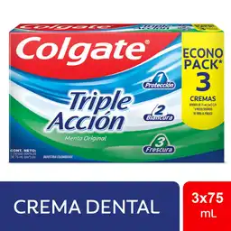 Colgate Crema Dental Triple Acción