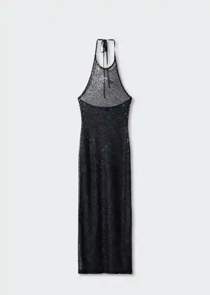 Vestido Kusak Negro Talla M Mujer Mango