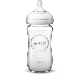 Avent Mamadera Natural Response Vidrio 240 mL