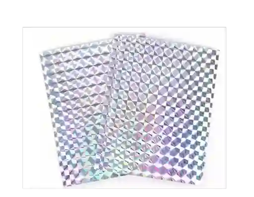 Papel Holográfico Plateado