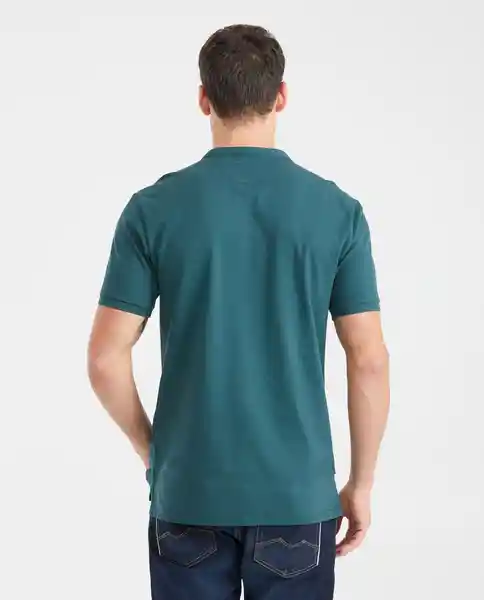 Camiseta Polo Ner# Neck Verde Nafta Ultra Oscuro XS Chevignon