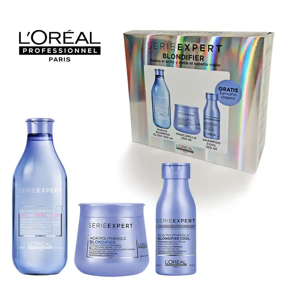 L'Oréal Kit Capilar Serie Expert Rubios Blondifier Viajero