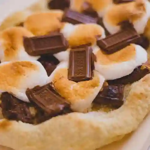 Pizza smores de masmelos