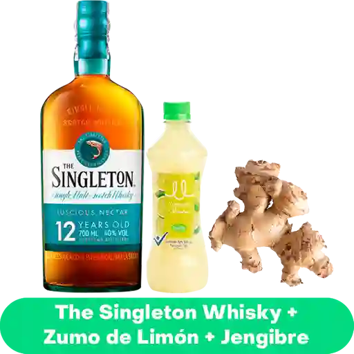 The Singleton Whisky + Zumo de Limón + Jengibre