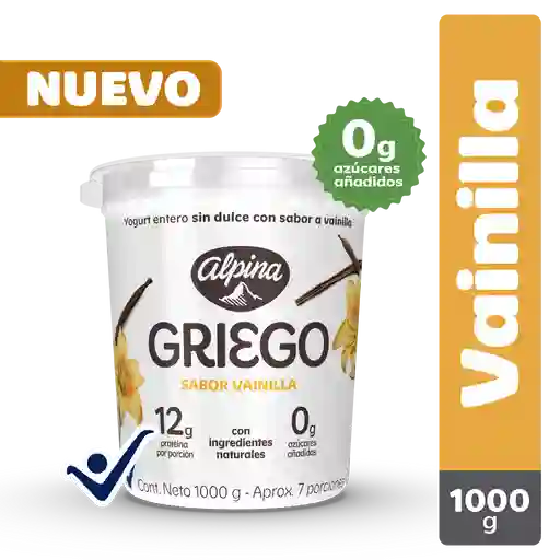 Alpina Yogurt Griego Vainilla 