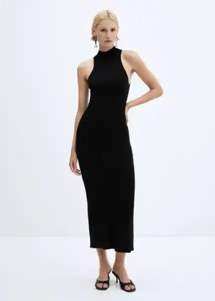 Vestido Margot-A Negro Talla XS Mujer Mango