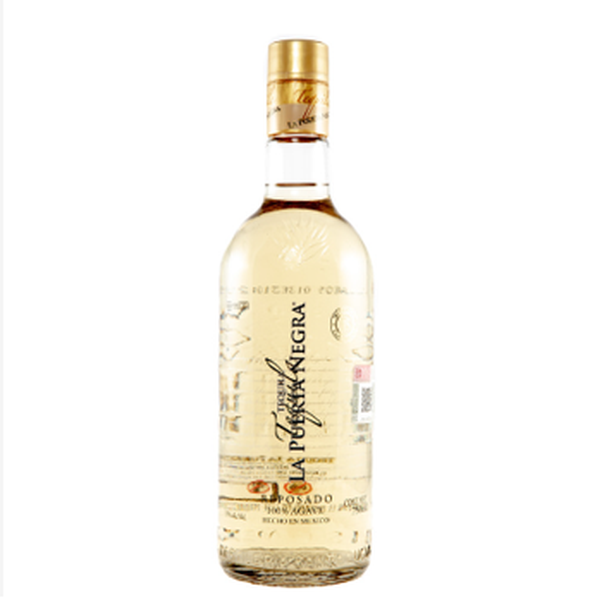 La Puerta Negra Tequila Reposado Botella 750 ml