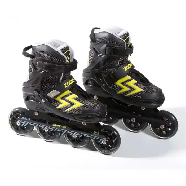 Zoom Patines Ruedas Grandes Negro Talla (Talla L/39 42)